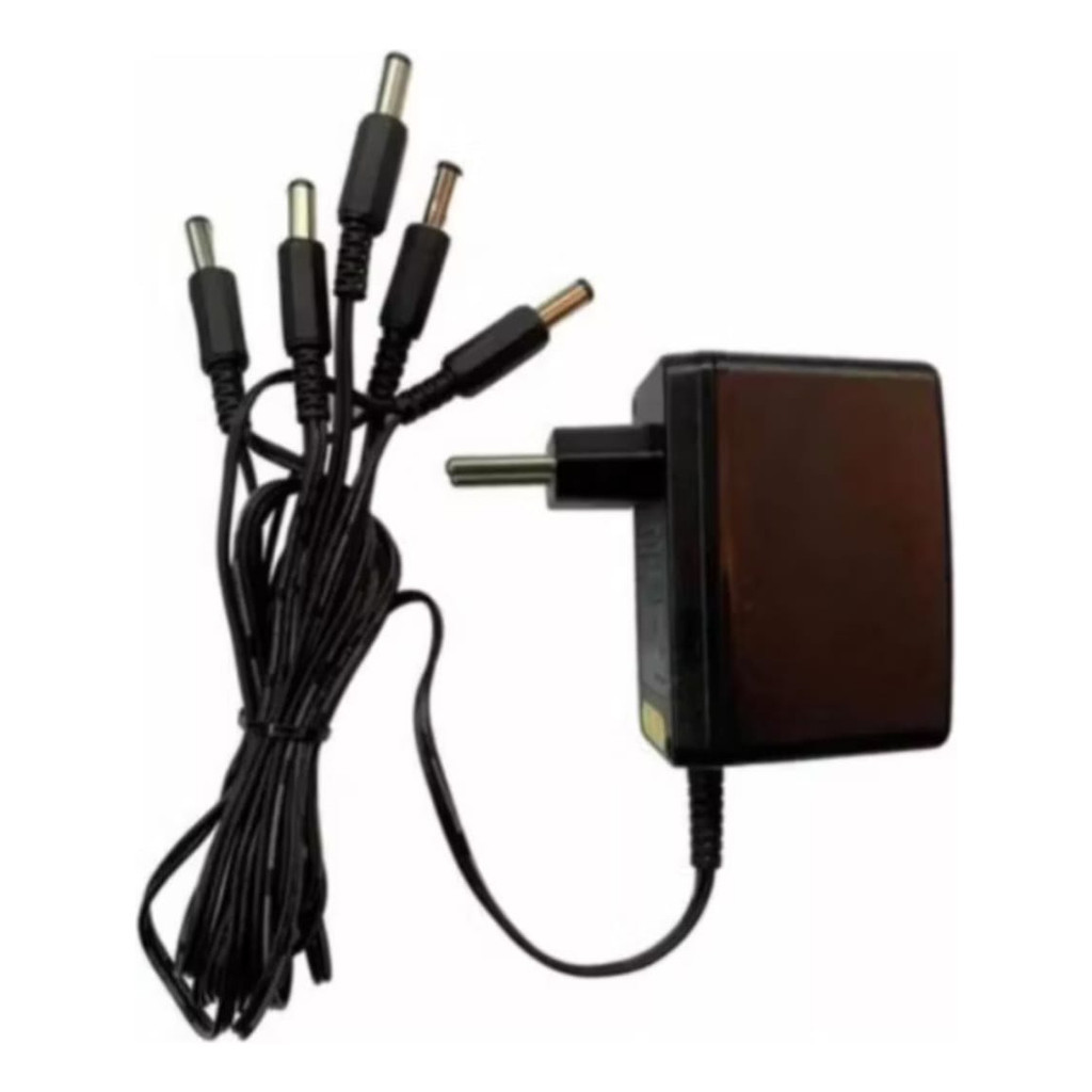 Fonte Para Pedal Pedaleira De Guitarra 9v 3a Até 5 Pedais Noova