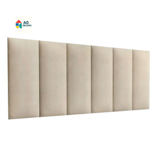 Kit Com Até 15 Placas de Cabeceira Modular Estofada  45x20cm Cama Solteiro Casal Queen King Envio24H em Oferta na Shopee