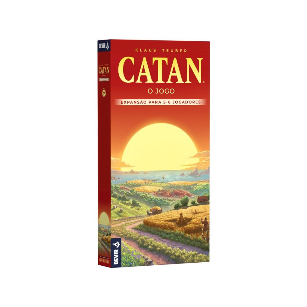 Jogo De Tabuleiro Expansão Catan 5 ou 6 Jogadores Devir