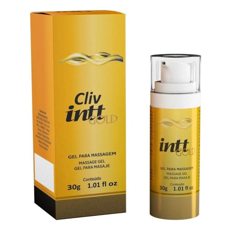 Gel Cliv Lubrificante Gold 30G - Produtos eróticos sex shop - Intt em Oferta na Shopee