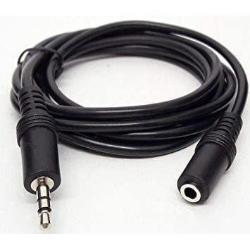 Cabo Extensor De Audio P2 Fêmea x P2 Macho 1,5 metros PT - MLS