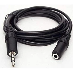 Cabo Extensor De Audio P2 Fêmea x P2 Macho 1,5 metros PT - MLS