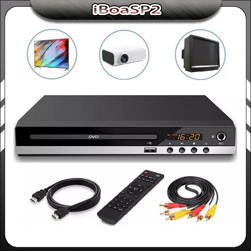 Leitor De Dvd Portátil Toca Cd Mp3 Usb Filme Bivolt 1080p Novo