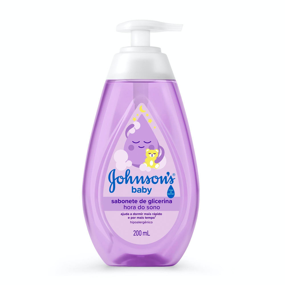 Sabonete Líquido Infantil Johnson's Hora do Sono 200ml em Oferta na Shopee