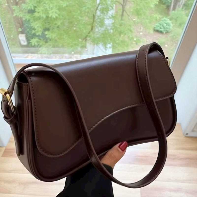 Bolsa Feminina de Ombro Estilo Baguete Blogueira Gringa Novidade