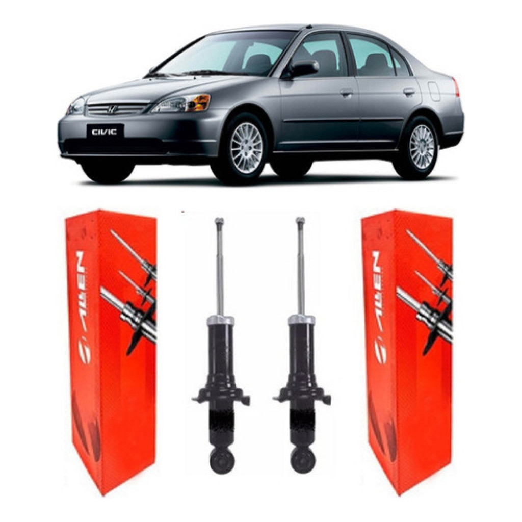 Par Amortecedor Traseiro Honda Civic 2001 2002 2003 2004 2005