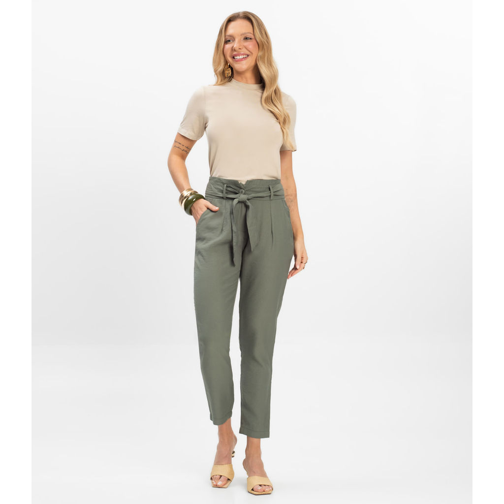 Calça Feminina Marrante Clochard Renaluci Verde em Oferta na Shopee