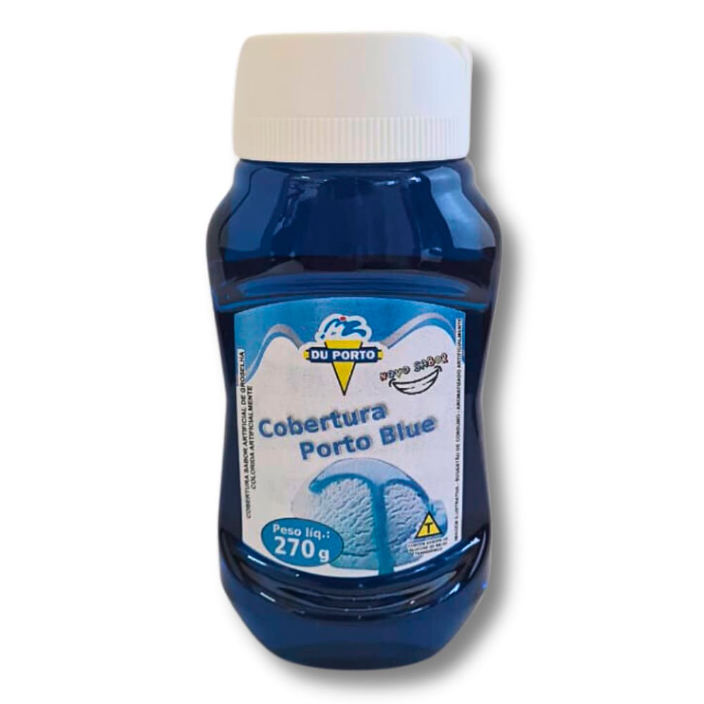 Cobertura de Porto Blue Du Porto para Sorvete 270g em Oferta na Shopee
