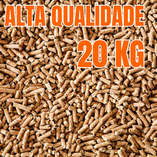 Granulado de Madeira Higiênico Areia para Gatos e Roedores - BIODEGRADAVEL