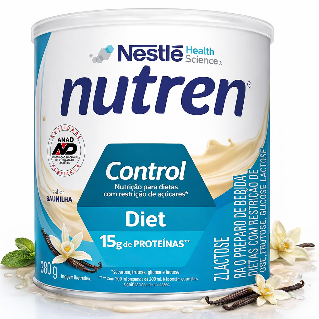 Suplemento Alimentar Nutren Control Diet Baunilha 380g Nestlé