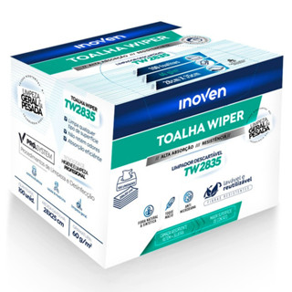 Pano Multiuso Limpeza Profissional Wiper 100un Alta Absorção Não Solta Fiapo em Oferta na Shopee