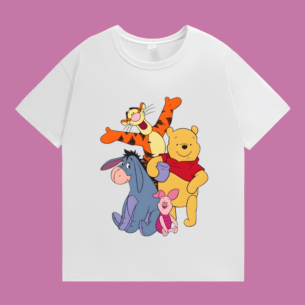 Camisetas Infantis Estampadas Personagens de Desenho 100% Algodão