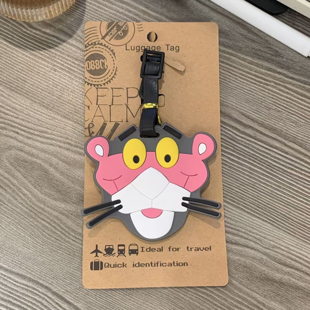 Hippo Rainbow Bear Mary Cat Tom Cat Filipinas Gato Astro Boy Mu Shiba Inu Etiqueta de bagagem 80IV