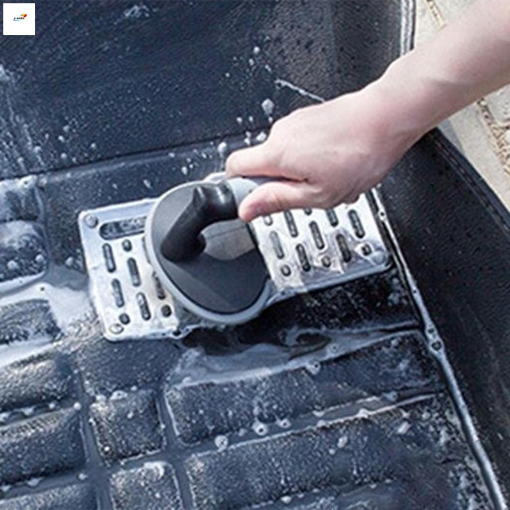 Escova Durável Para Pneus De Carro-Cerdas Macias Em Formato Reto/T Limpeza Profunda De Jantes E Calotas