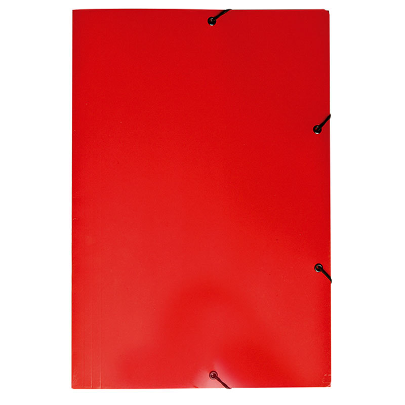Pasta com aba elástico ofício Duplex vermelho 0199.U Dello em Oferta na Shopee