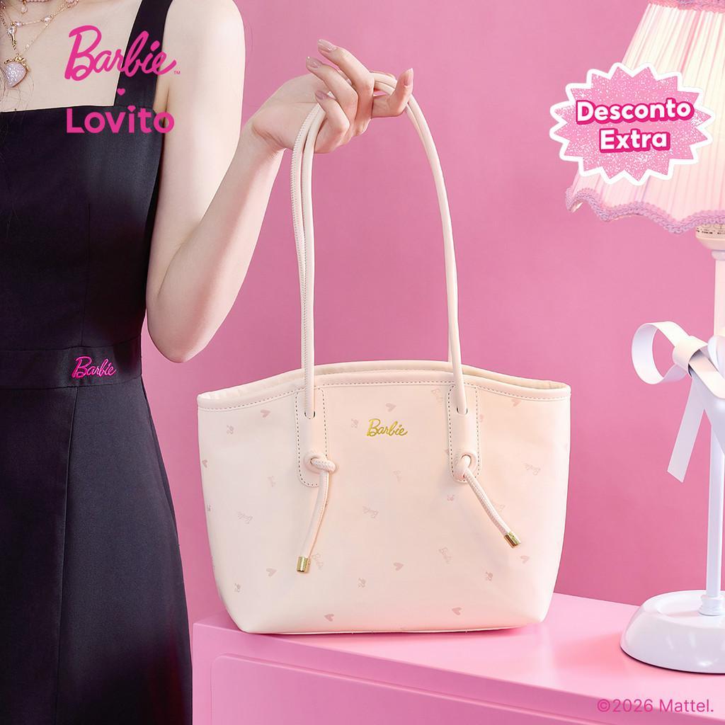 Barbie™ X Lovito Bolsa Elegante com Glitter para Ombro para Mulheres LB1AD013 em Oferta na Shopee
