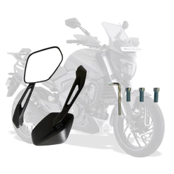RETROVISOR BAJAJ 400 DOMINAR ROSCA HONDA YAMAHA SUZUKI DAFRA UNIVERSAL TODAS