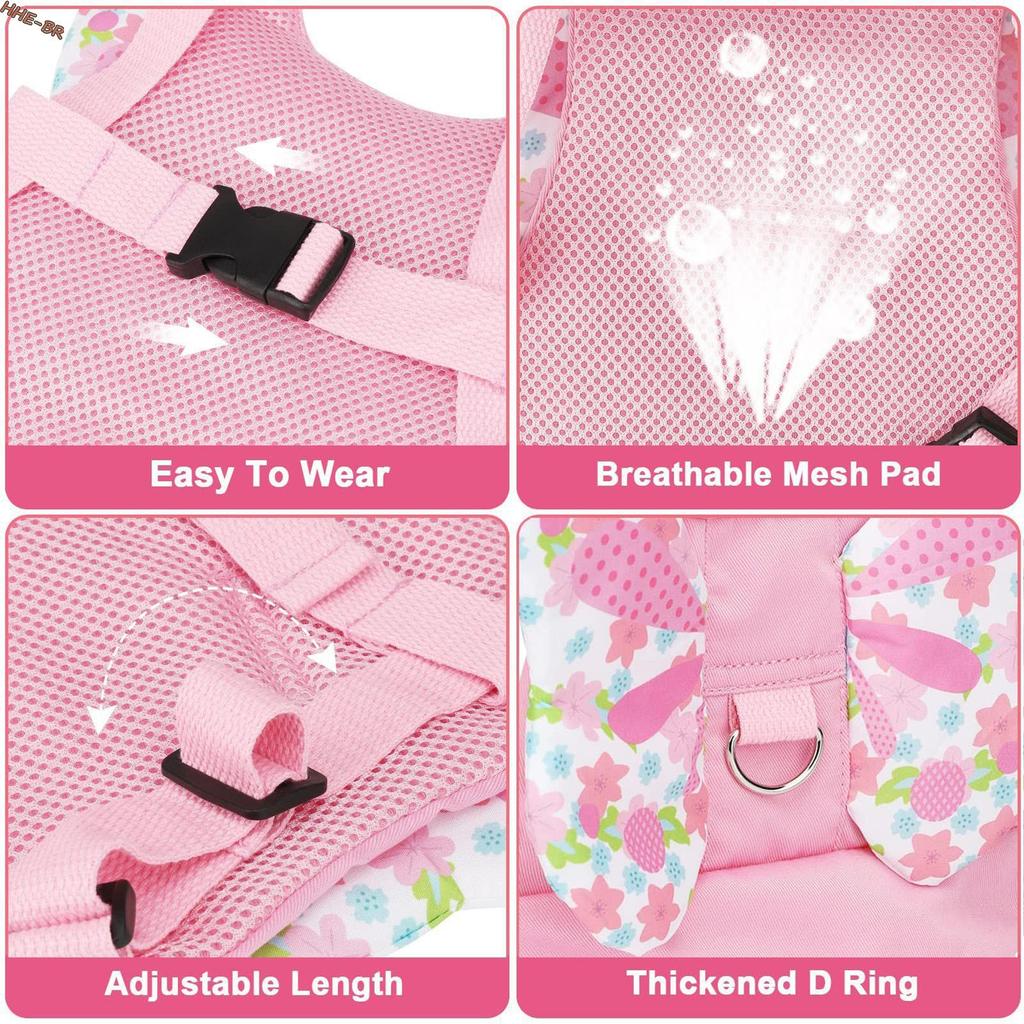 Arnês De Segurança Infantil 3 Em 1 Com Trela Ajustável E Corda De Pulso Para Crianças Evita Perda Lodões