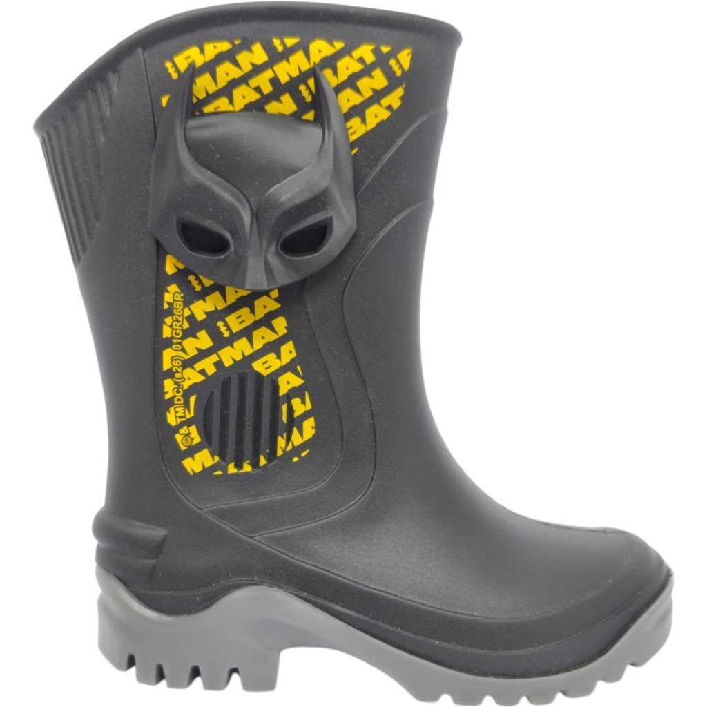 Galocha Infantil Menino Dia a Dia Escola Casual Cano Alto Liga Da Justica Grendene Kids 23452