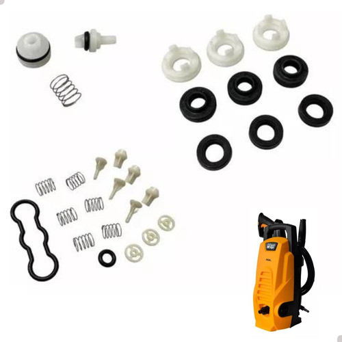 Kit Reparo (Gaxeta + Bypass + Valvula) Para Lavadora De Alta Pressão Wap Agil Original
