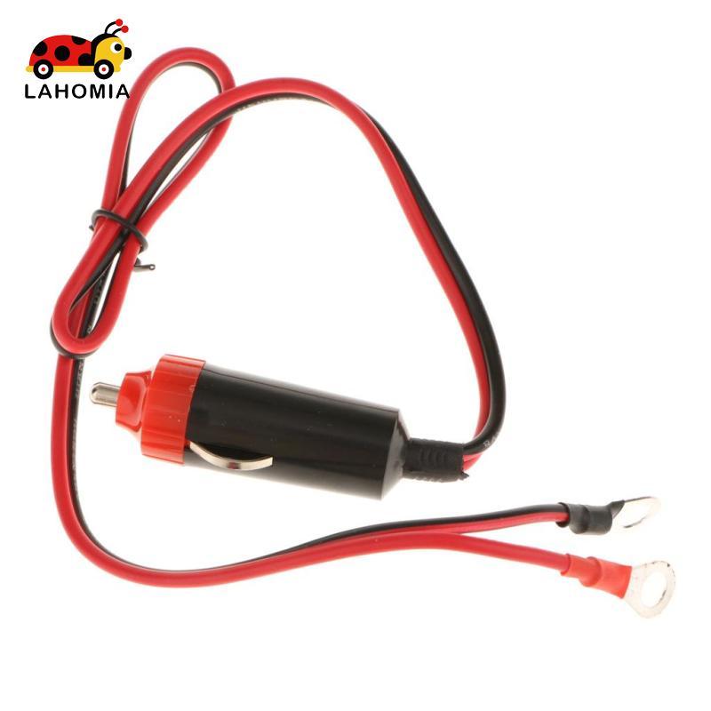 [LAHOMIA] Cabo Adaptador De Plugue Macho Para Cigarro 12V 10A Inversor De Energia De Carro