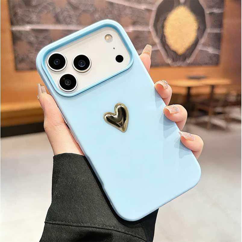Para Samsung A17 A07 A26 A06 A16 A35 A54 A05S A15 A52 A04S A03S Capa Protetora Em Forma De Coração 3D De Capinha Caso