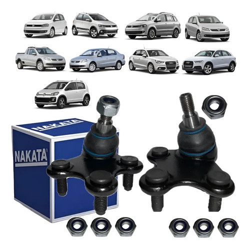 Par Pivô Suspensão Diant Nakata Fox Saveiro Voyage Gol G5+