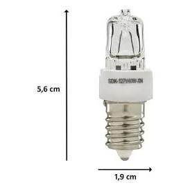 LAMPADA HALOG ECO JD 127V X 25W E14 FOGAO/FORNO ELETR