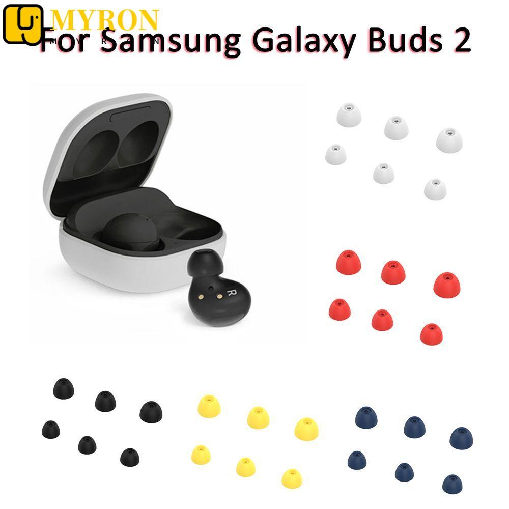 MYRON1 6 Unidades De Silicone Macio Acessórios Fones De Ouvido Para Galaxy Buds