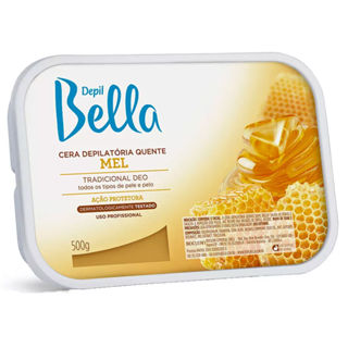 Cera Depilatória Depil Bella Mel 500g em Oferta na Shopee