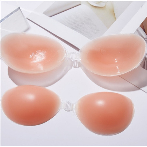 Sutiã Adesivo de Silicone Invisível Aumenta E Levanta Seios