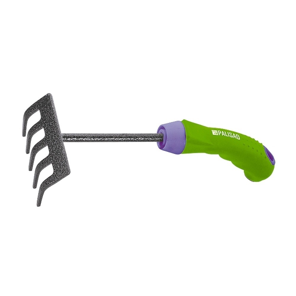 Ancinho 5 dentes com cabo emborrachado 26 cm - Palisad em Oferta na Shopee