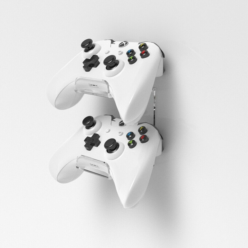 Suporte para 2 controles de PS5, PS4, PS3, Play Xbox Universal - Parede - Acrílico Promoção