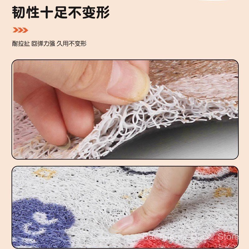 O tapete de piso favorito da Emma é um tapete especial à prova d'água e à prova de poeira para veículos elétricos, junta