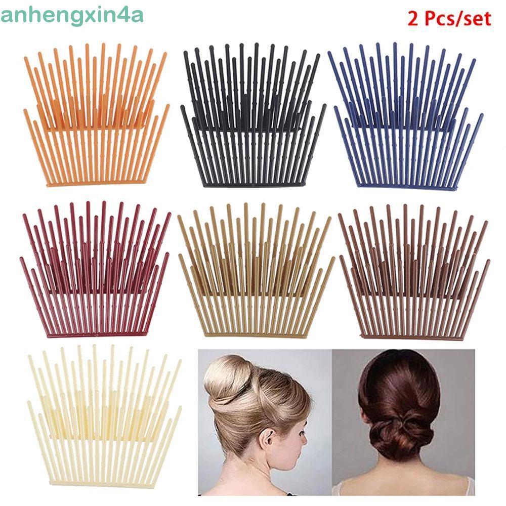 ANHENGXIN Hairpin Aumentar Dispositivo De Inserção Pente Acessórios Para Cabelo Rabo De Cavalo Torção Estilo Clipe