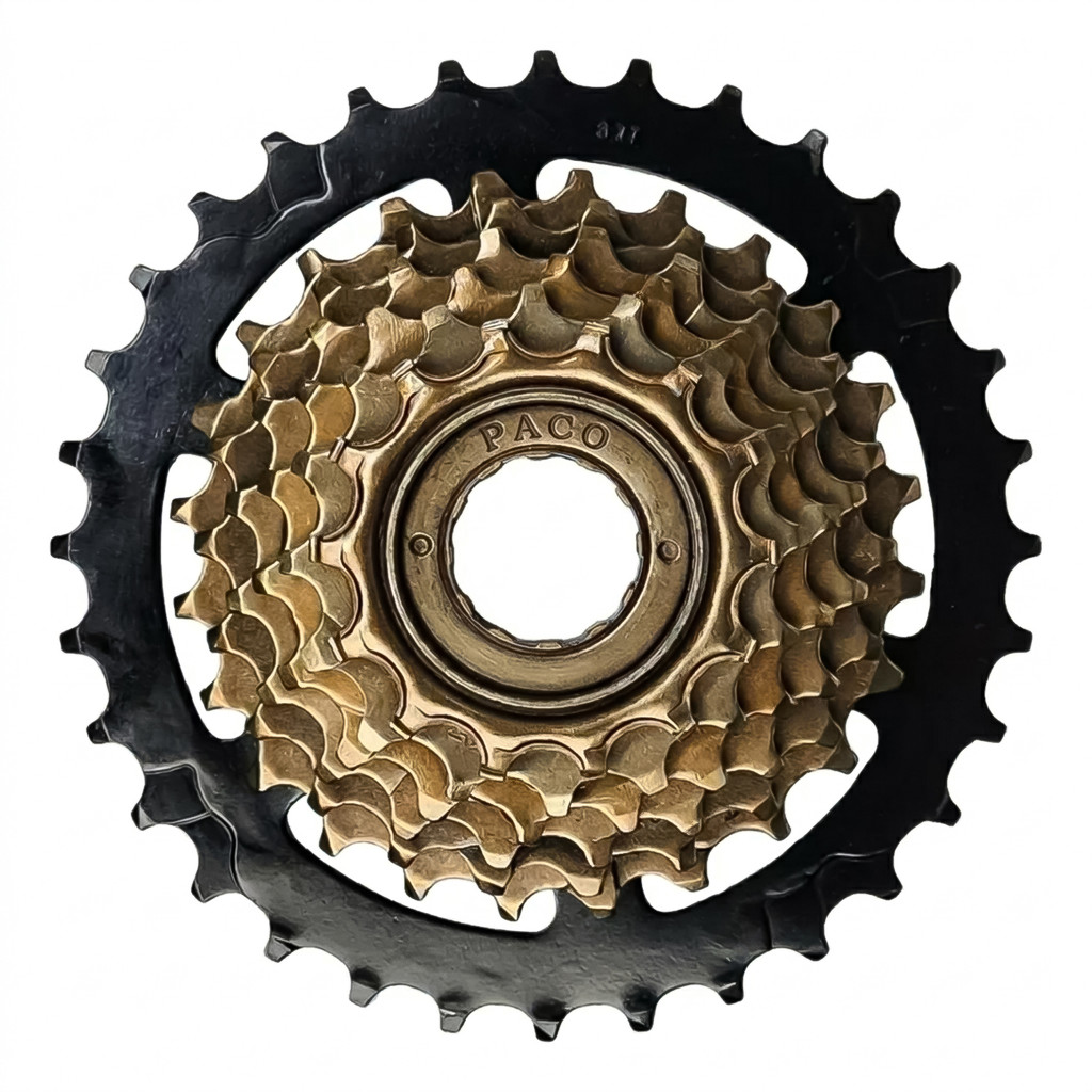 Roda Livre Catraca Paco Bike 7v Index 14 / 34T Dentes Mega Ranger