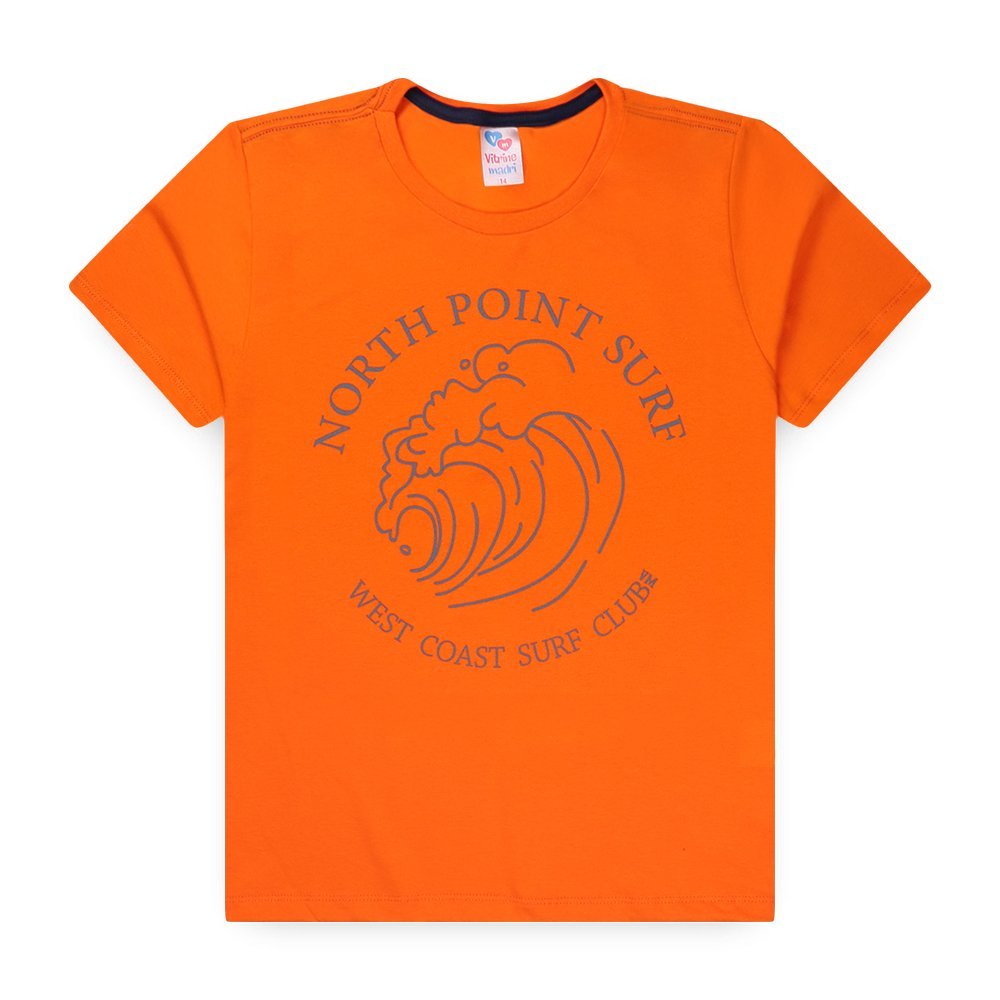 Camiseta Meia Malha Juvenil Masculina West Coast Surf