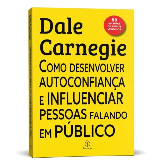Livro Como Desenvolver Autoconfiança e Influenciar Pessoas Falando em Público - Dale Carnegie em Oferta na Shopee
