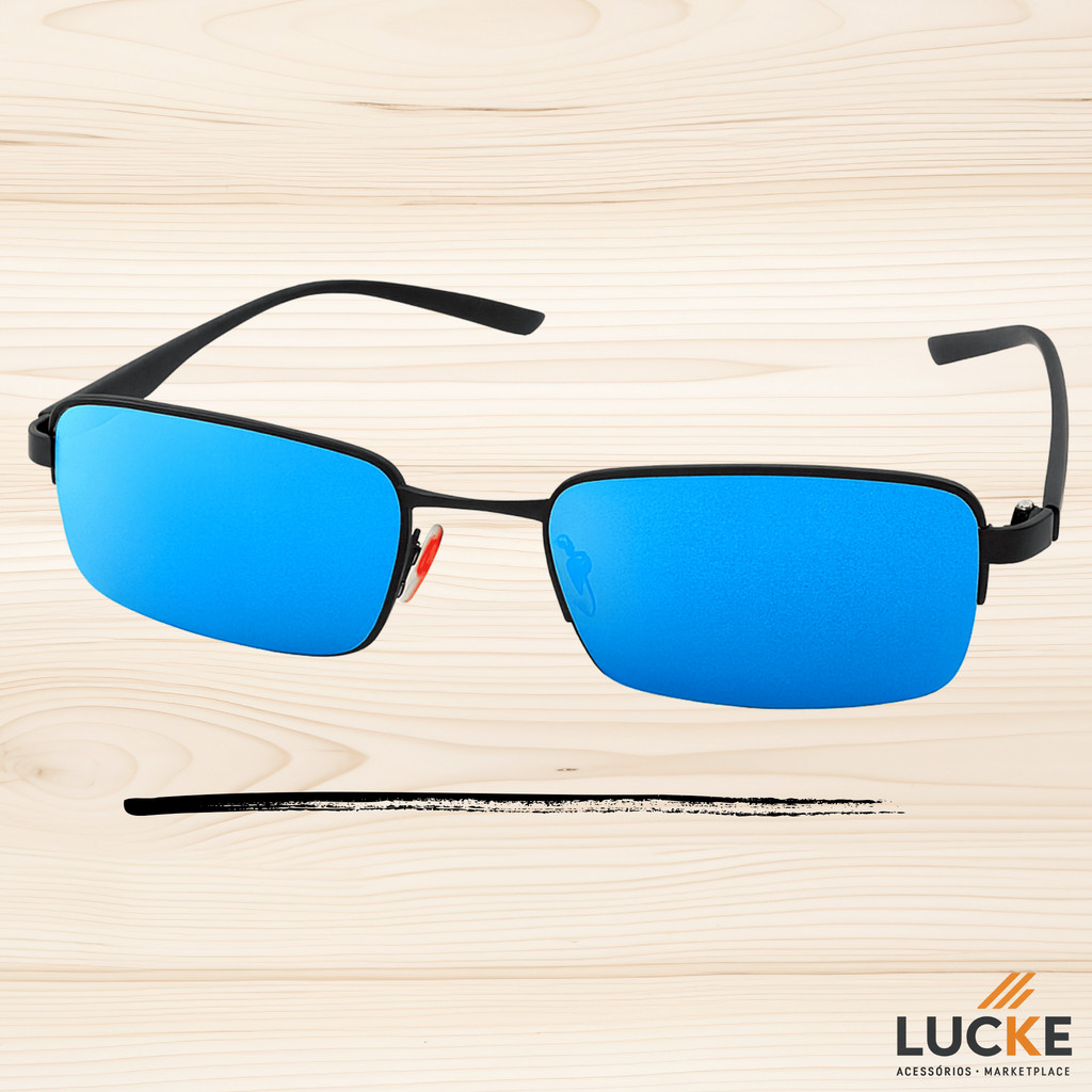 Óculos de Sol Lupa do Vilão Espelhada Unissex Proteção UV | 100% Qualidade | Entrega Rápida em Oferta na Shopee