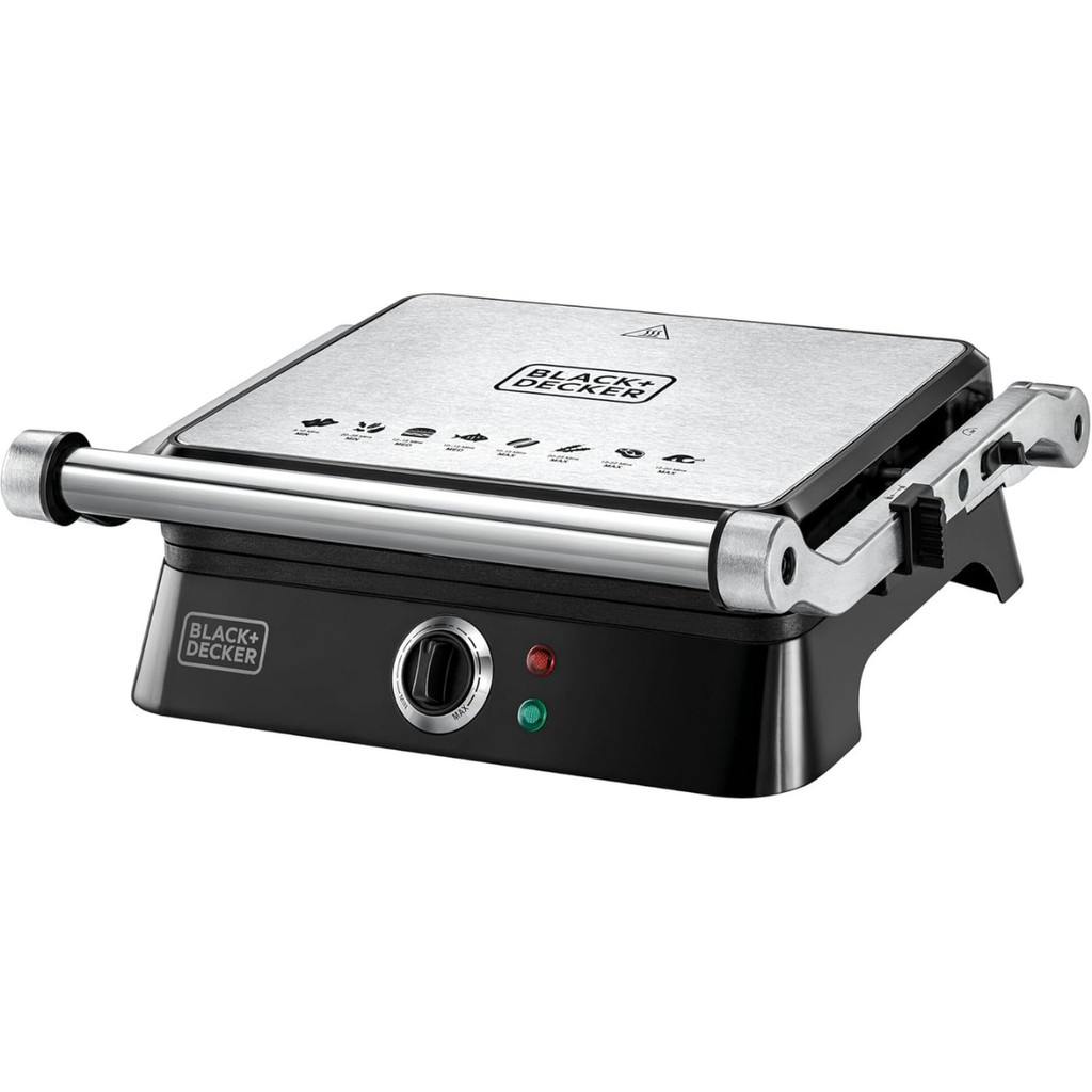 Sanduicheira Grill Elétrica Decker Gourmand Gris Black 220V G1400