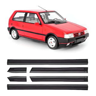 Friso Lateral Fiat Uno 2 Portas 1988 A 1994 Largo Preto em Oferta na Shopee