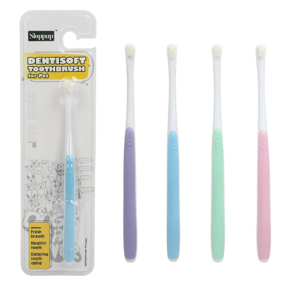 Escova De Dentes Ultra Macia Para Animais De Estimação , Cuidados Com 10000 Micro Cerdas , Limpeza Suave De Gengivas Hig