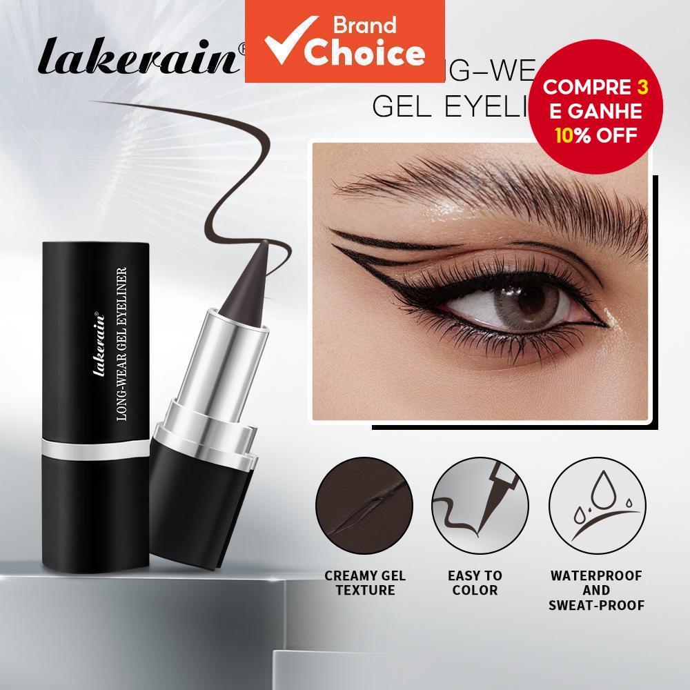 Lakerain Cream Gel Delineador, Caneta Delineadora Sexy Para Maquiagem Dos Olhos, À Prova D'água, À Prova De Suor E Não em Oferta na Shopee