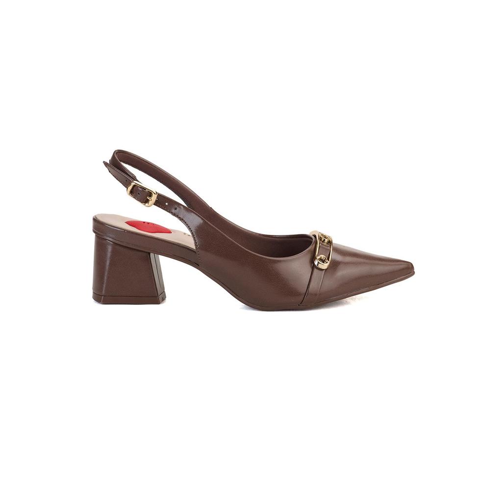 Scarpin Slingback Bebecê Salto Bloco B+