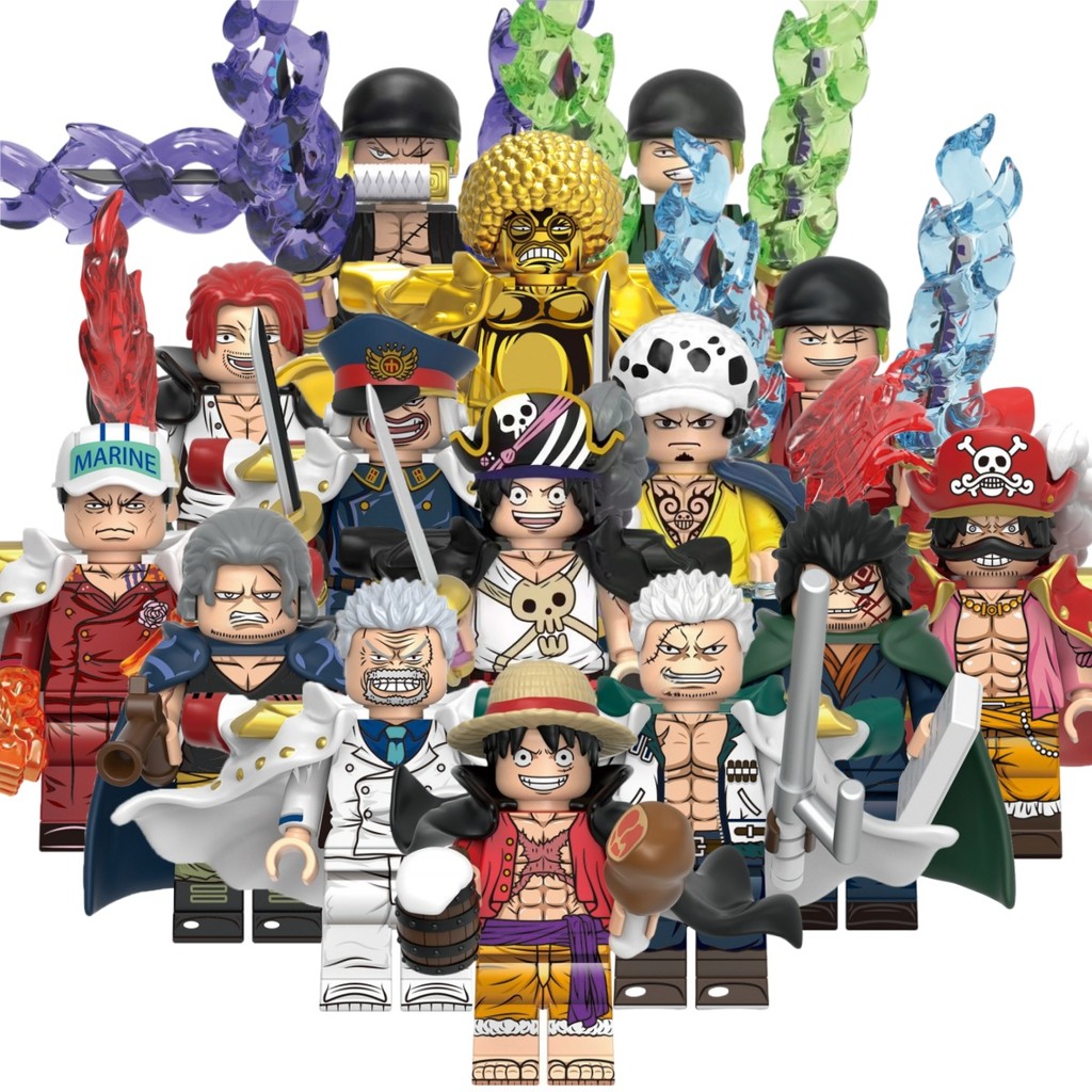 X0359 X0358 0357 X0356 X0355 Series Anime Action Figure Brinquedos De Coleção De Blocos De Construção Para Crianças em Oferta na Shopee