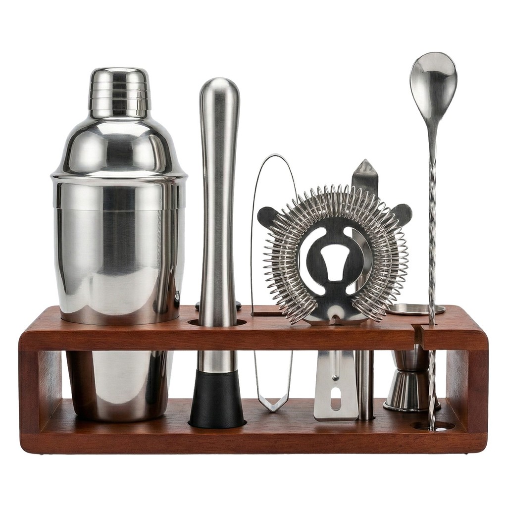 Kit Caipirinha Coqueteleira Bartender Barman 10 Peças Em Inox Para Caipirinha - Ravi