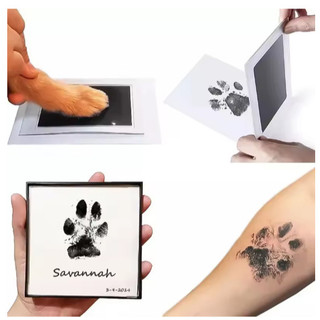 Letras De Tinta Sem Toque Para Bebês Recém Nascidos Impressão Manual Pele Kits De Mão e P…