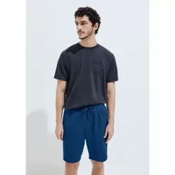 Camiseta Masculina Relaxed Manga Curta Com Bordado