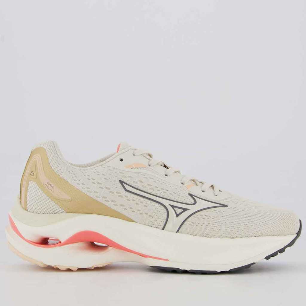 Tênis Mizuno Wave Vitality 6 Feminino Bege