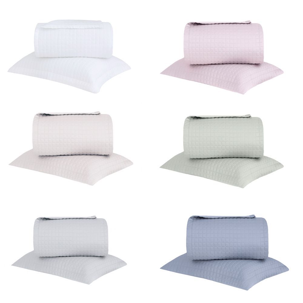 Kit Colcha Solteiro Cetim 270 Fios Buddemeyer Bud Vision New Colors II 100% Algodão Penteado 2 peças em Oferta na Shopee
